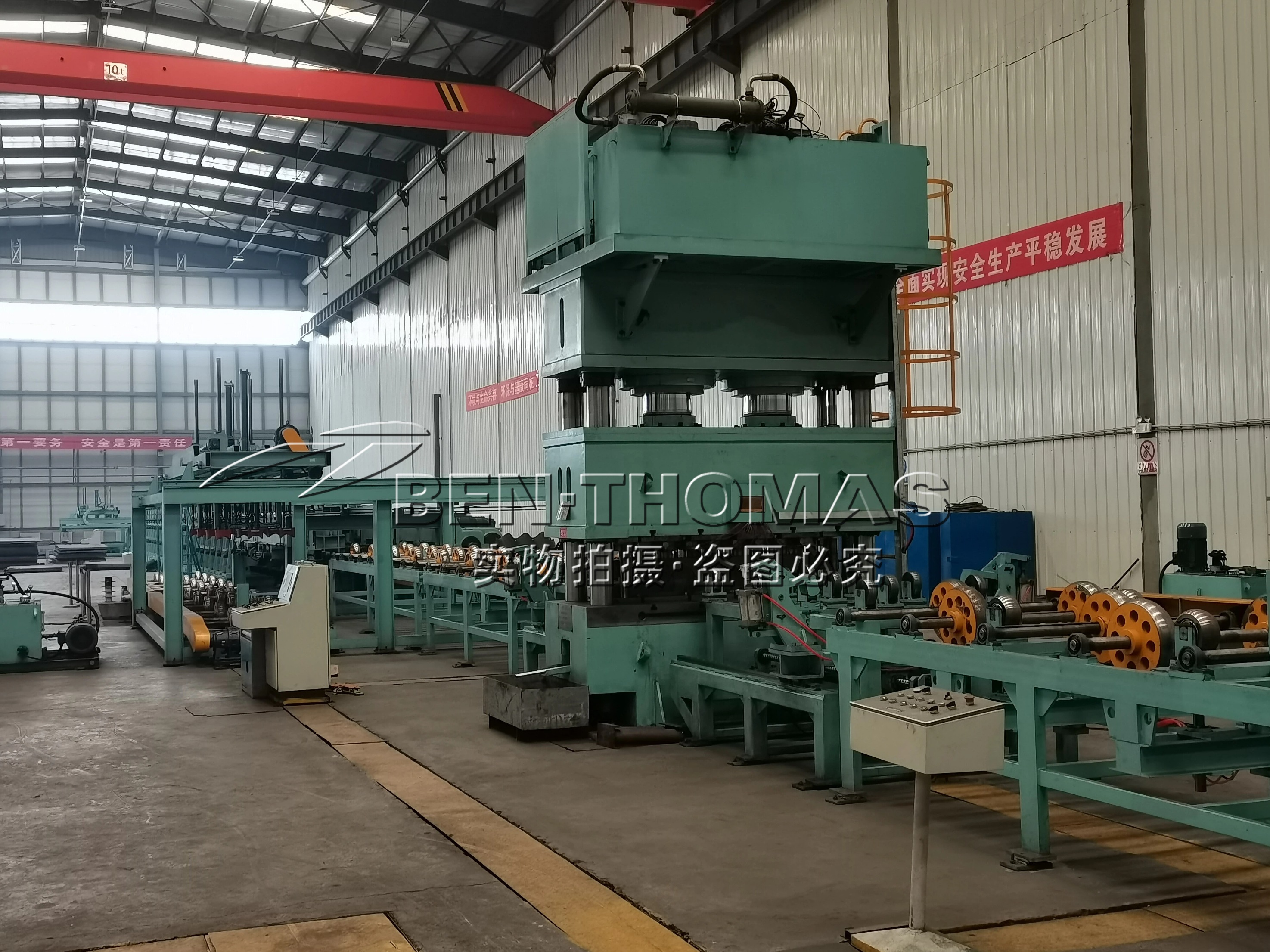 BEN-THOMAS Metal Corrugated Culvert Pipe Production Line Successfully Operates in South America, Supporting Bridge and Culvert Construction