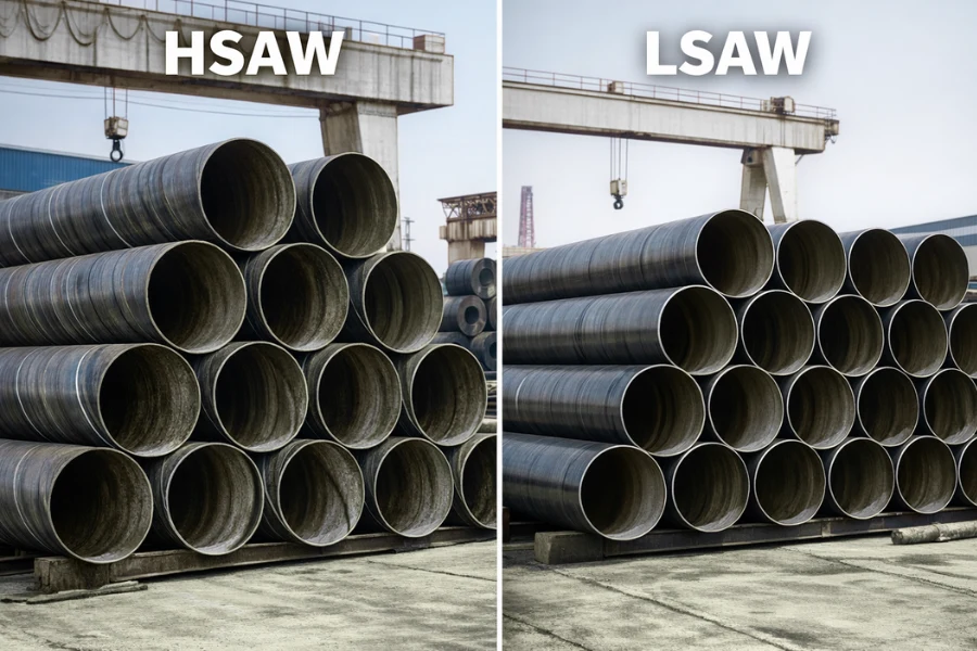 What Is the Difference Between HSAW and LSAW Pipes?