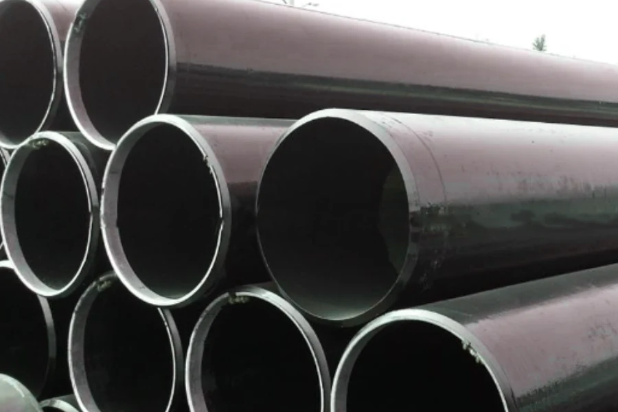 LSAW pipe under high pressure showing stable weld, HSAW pipe pressure stress